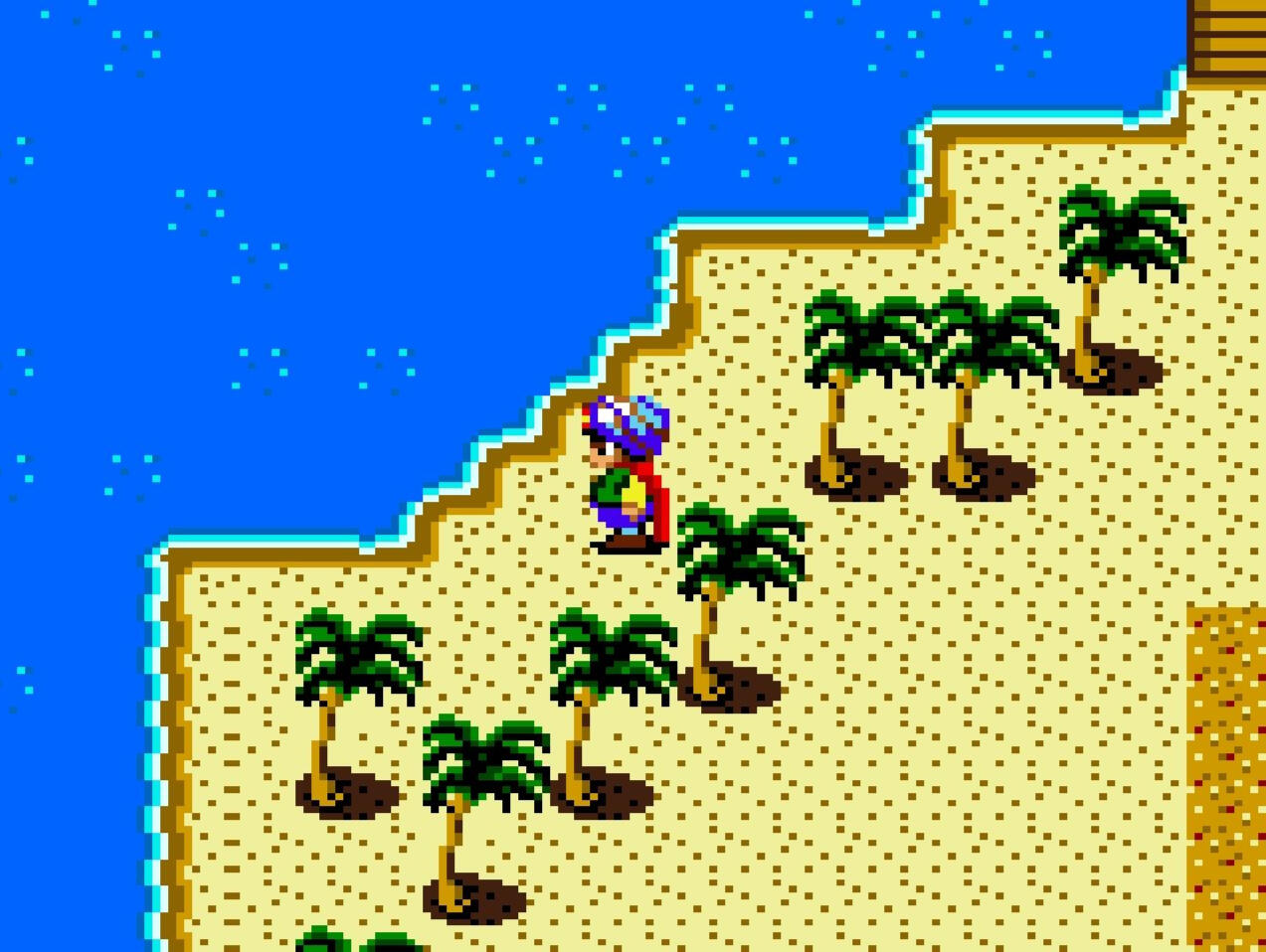 Might go for a swim. Might not go for a swim. (Defenders of Oasis, Game Gear)