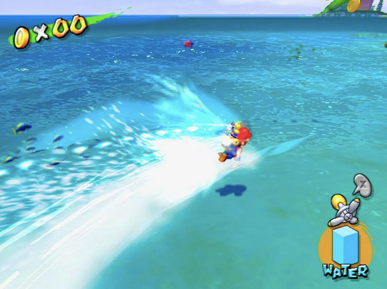 That water looks mighty refreshing ๐ (Super Mario Sunshine, GameCube)