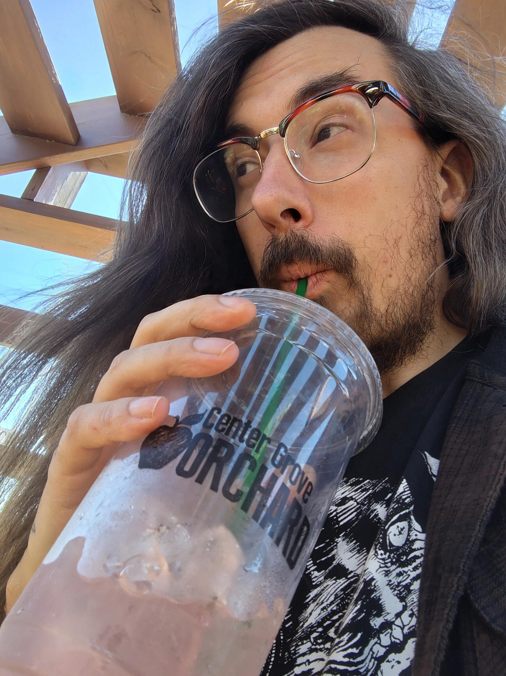 Enjoying that pumpkin patch lemonade ๐ Enjoying that pumpkin patch lemonade ๐